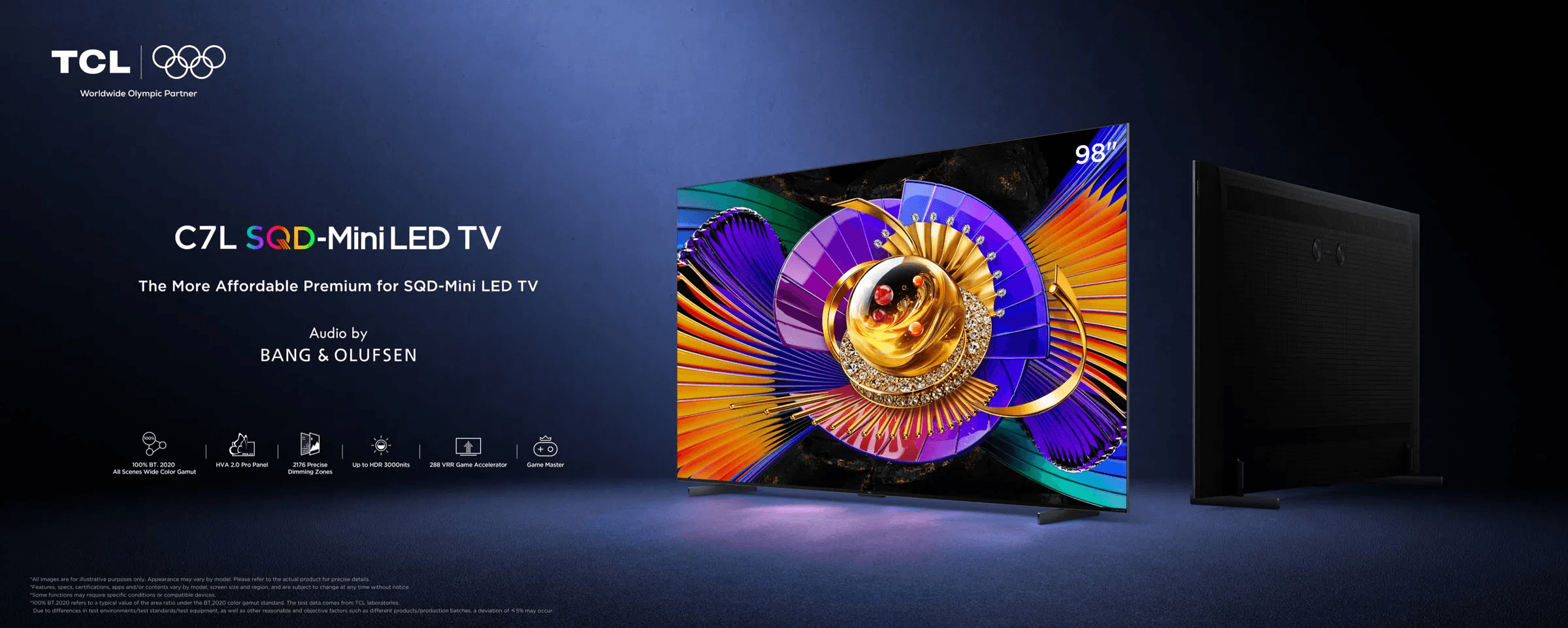 TCL 65C7L 65 Inch SQD-Mini LED Google TV