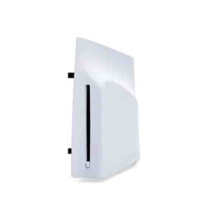 White wall-mounted device with a vertical slot, likely a card or ticket reader